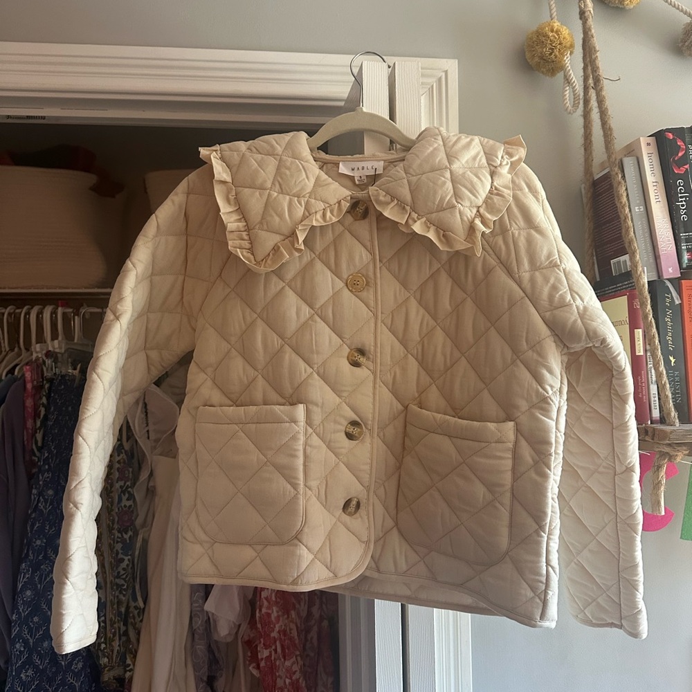 NWT Anthropologie Mable Tan Jacket Small
